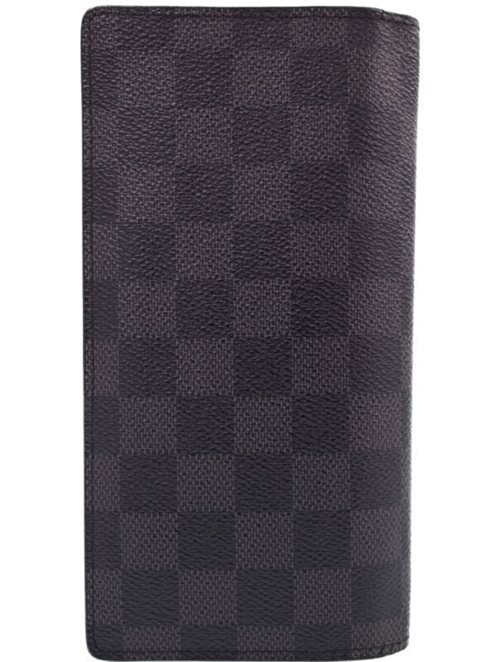 Louis Vuitton Bi fold Brazza Portefeuille Wallet Black Graphite Long Damier